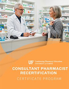 Consultant Pharmacist Recertification Program for License Renewal Banner